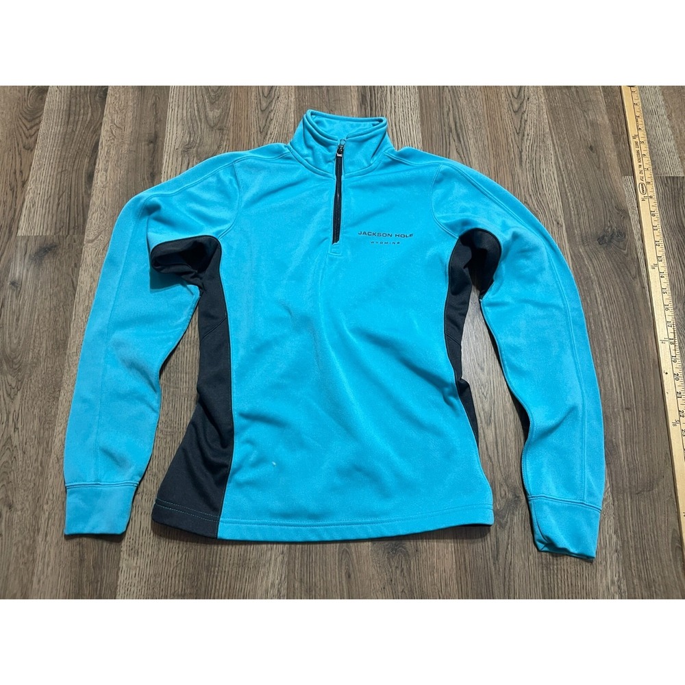 Outfitter Trading Co. Sweatshirt, Women's Size Small, Blue Black, 1/4 Zip